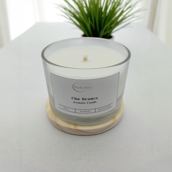 Vela Aromática Chá Branco