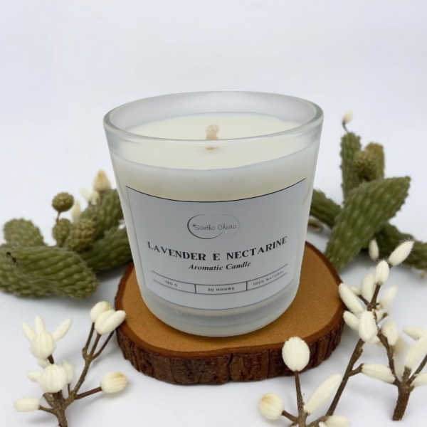 Vela Aromática Lavender e Nectarine
