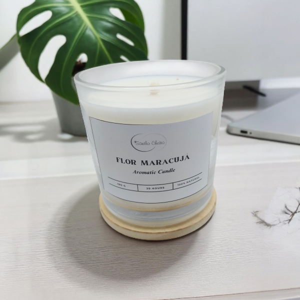 Vela Aromática Flor de Maracujá