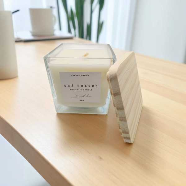 Vela Aromática Chá Branco
